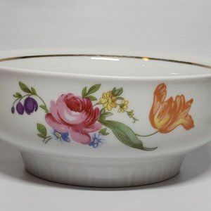 VTG Set of 2 Germany Henneberg Porzellan 1777 Dresden Flower Bowl set of 2